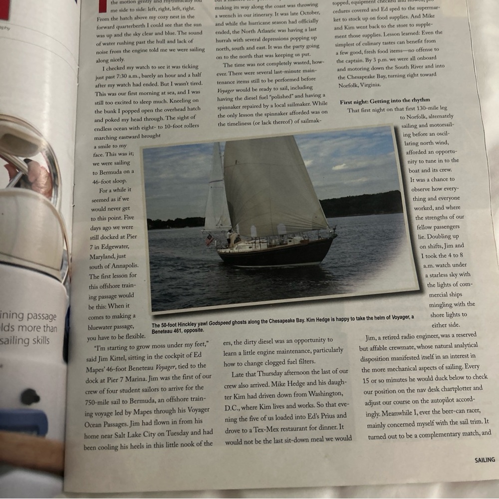 Sailing Magazine Cover - Blue Spinnaker Racing Photo - Picture 7 of 9
